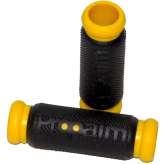 Грипсы для тормозных ручек, Propalm HY-001LE, диаметр 10 мм, длина 53 мм, цвет черный/желтый