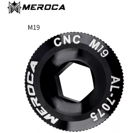 Винт прижимной для системы, Meroca M19, алюминиевый, цвет черный