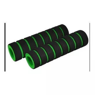 Грипсы LONGUS FOUMY, длина 127 мм, черно-зеленые