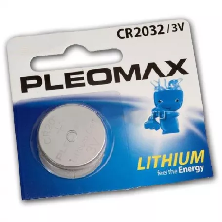 Батарейка CR2032, Pleomax, литиевая