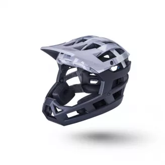 Шлем Full Face ENDURO/MTB,  Invader 2.0, 35 отв. LDL, NF, CF, камуф / серый/черн. L-XXL 59-64см KALI