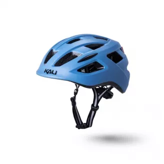 Шлем, KALI CENTRAL,  URBAN/CITY, 58-62 см, L/XL, 19 отв., с фонариком, цвет синий, матовый