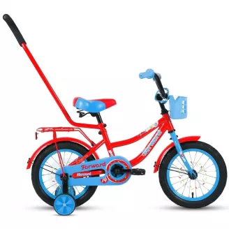 Велосипед детский Forward FUNKY 14", (14", 1 ск.) красный, голубой