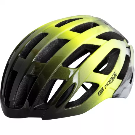 Шлем, FORCE HAWK, 59-63 см, L-XL, черный, флуоресцентный