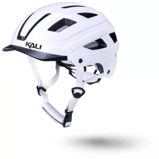 Шлем URBAN/CITY/MTB с фонариком CRUZ бел L/XL(58-62см) KALI